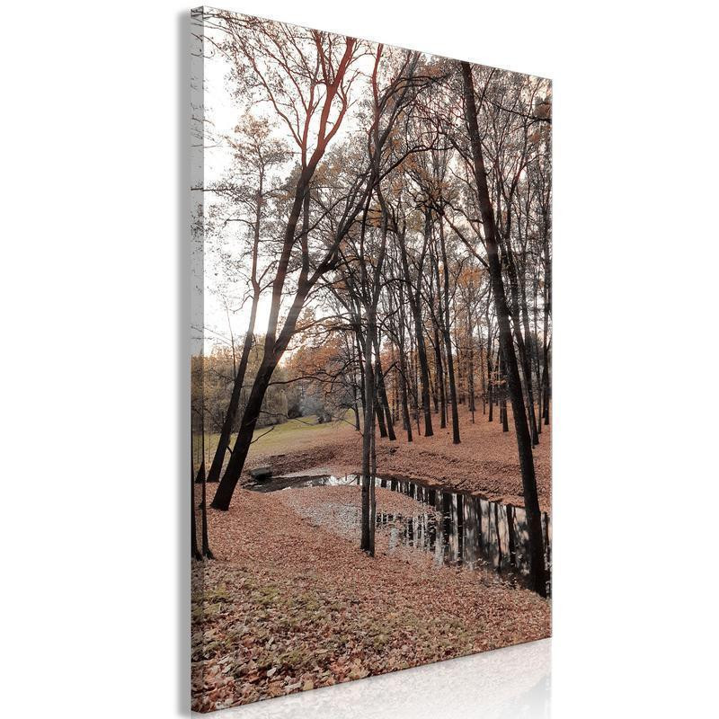 31,90 € Schilderij - Autumn Walk (1 Part) Vertical