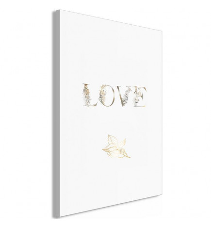Canvas Print - Love Is Strength (1 Part) Vertical
