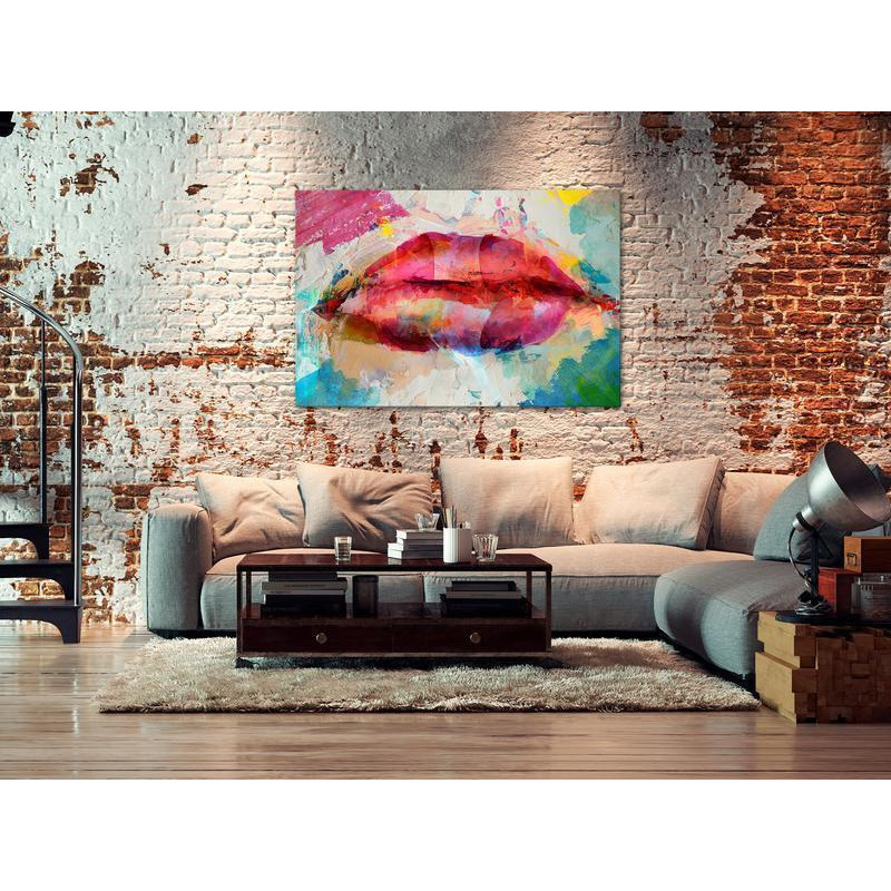 31,90 € Leinwandbild - Artistic Lips (1 Part) Wide