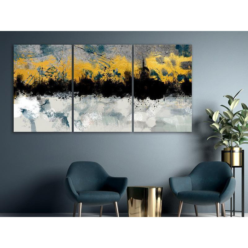88,90 € Schilderij - Golden Clouds (3 Parts)