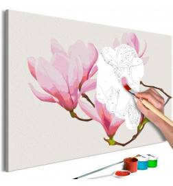 52,00 € DIY canvas painting - Floral Twig