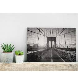 DIY canvas painting - New York Bridge