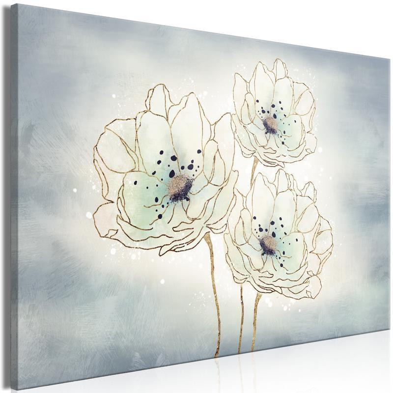 31,90 € Canvas Print - Ocean Flowers (1 Part) Wide