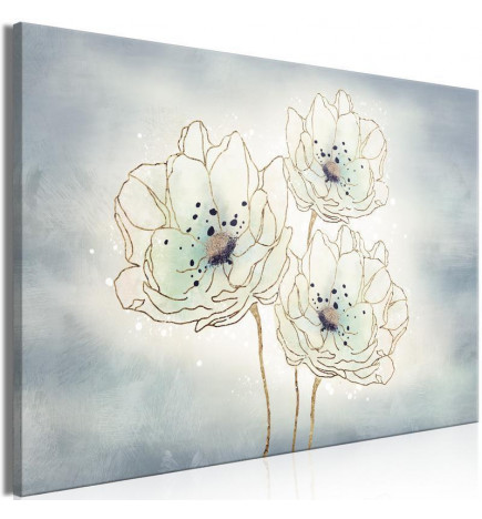 31,90 € Canvas Print - Ocean Flowers (1 Part) Wide