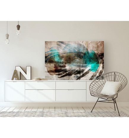 Canvas Print - Abstract Plume (1 Part) Wide