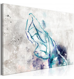 31,90 € Schilderij - Blue Woman (1 Part) Wide