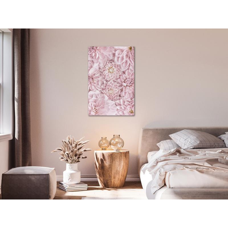 61,90 € Canvas Print - Flowers in the Morning (1 Part) Vertical