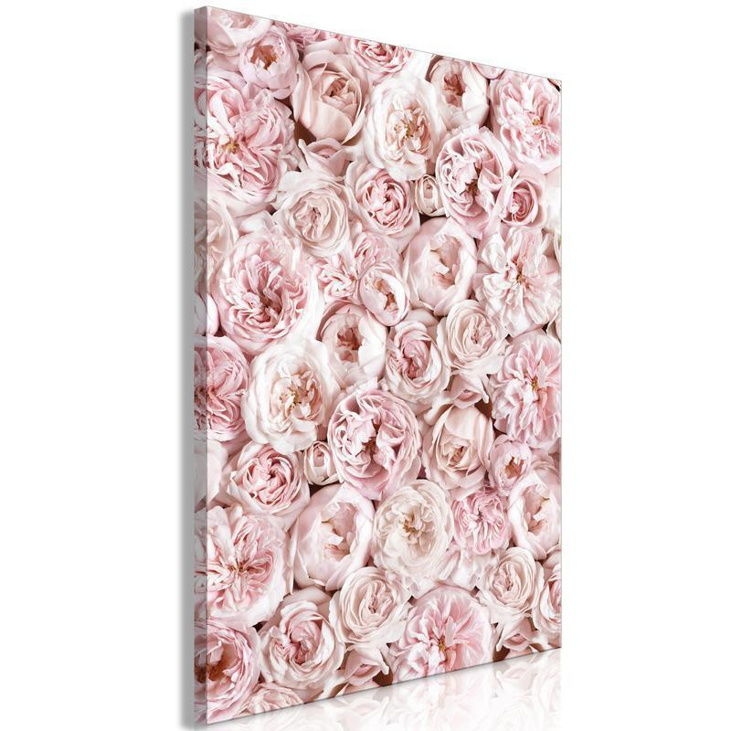 61,90 €Quadro con un muro di fiori rosa - arredalacasa