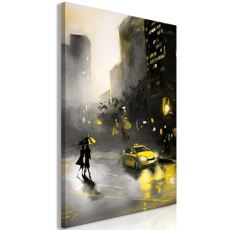 31,90 € Canvas Print - City Glow (1 Part) Vertical