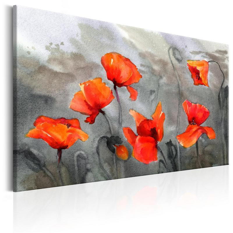 31,90 € Canvas Print - Poppies (Watercolour)