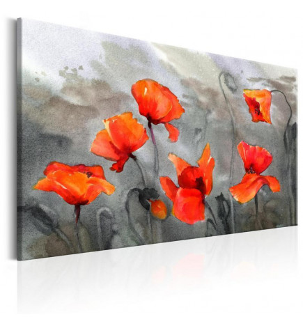 Leinwandbild - Poppies (Watercolour)