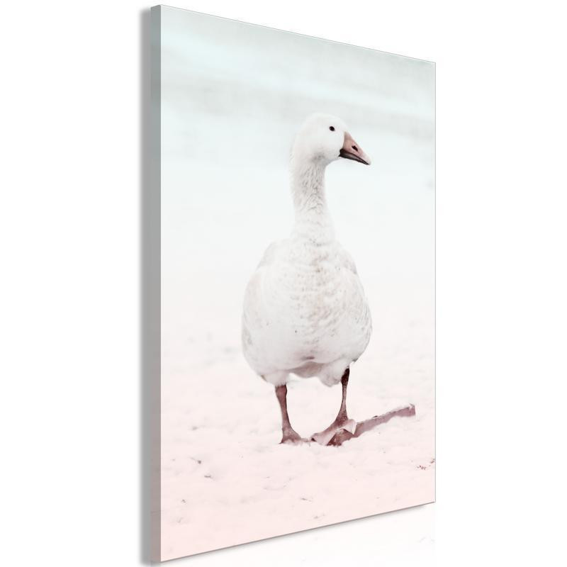 31,90 € Schilderij - Winter Duck (1 Part) Vertical