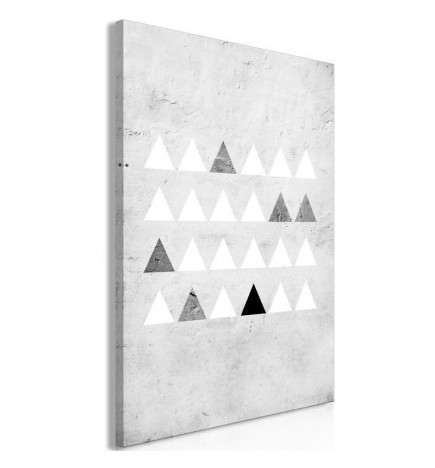 Canvas Print - Grey Forest (1 Part) Vertical