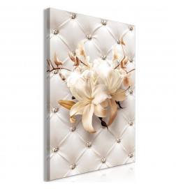 31,90 € Seinapilt - Diamond Lilies (1 Part) Vertical