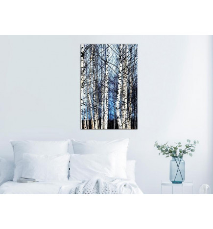 Canvas Print - Frosty January (1 Part) Vertical