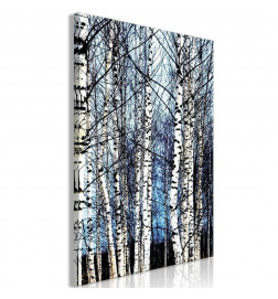 Canvas Print - Frosty January (1 Part) Vertical