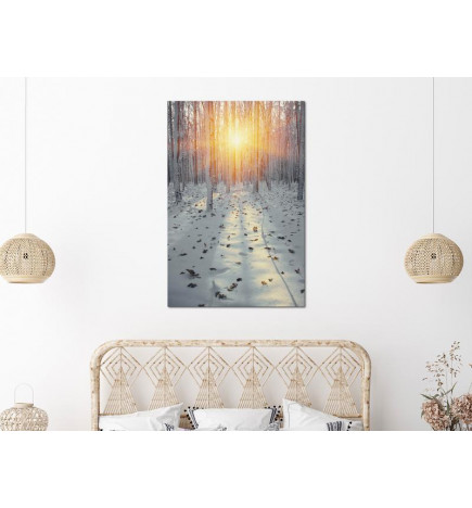 Canvas Print - Winter Afternoon (1 Part) Vertical