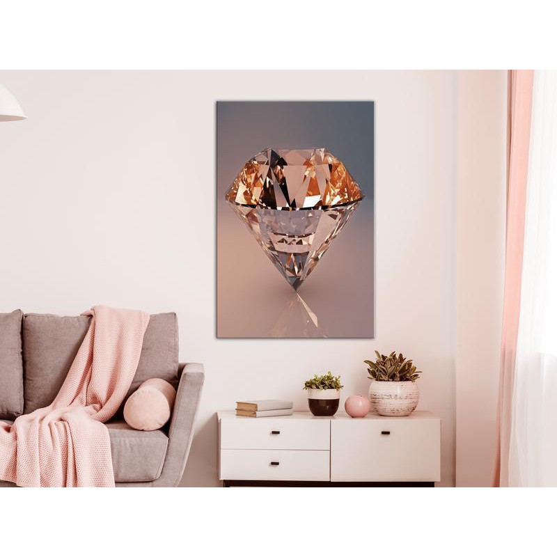31,90 € Canvas Print - Costly Diamond (1 Part) Vertical