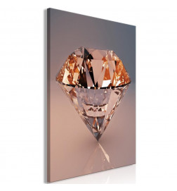 Leinwandbild - Costly Diamond (1 Part) Vertical