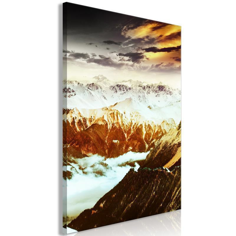 31,90 € Canvas Print - Copper Mountains (1 Part) Vertical