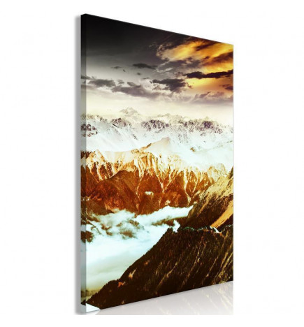 Canvas Print - Copper Mountains (1 Part) Vertical