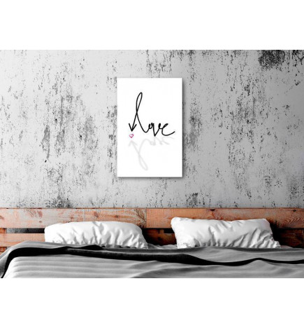 31,90 € Canvas Print - This is Love (1 Part) Vertical