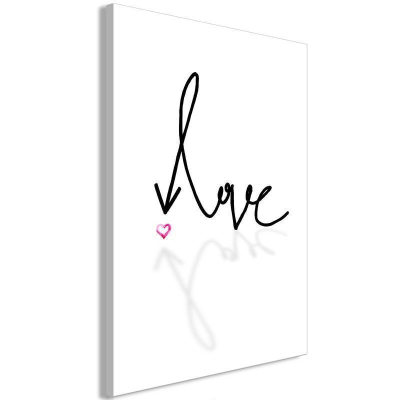 31,90 € Canvas Print - This is Love (1 Part) Vertical