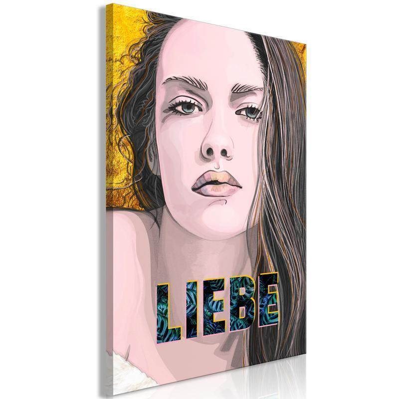 31,90 € Canvas Print - Liebe (1 Part) Vertical