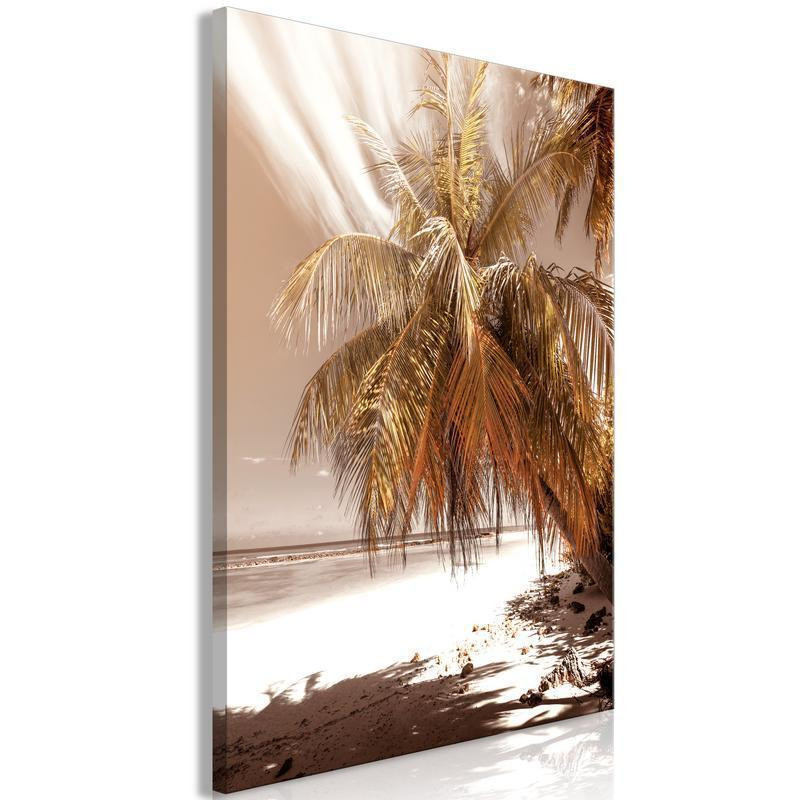 31,90 € Canvas Print - Palm Shadow (1 Part) Vertical