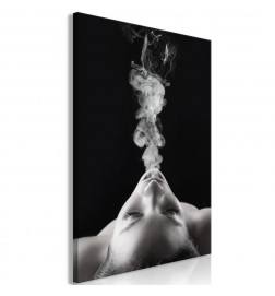 Schilderij - Smoke Cloud (1 Part) Vertical
