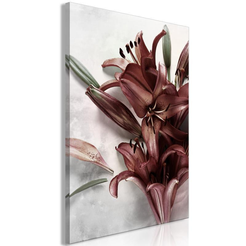 31,90 € Canvas Print - Floral Form (1 Part) Vertical