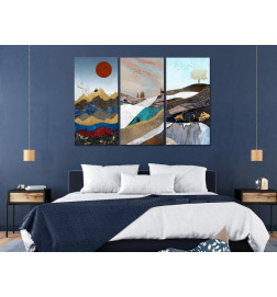 Canvas Print - Panorama of Thoughts (3 Parts)