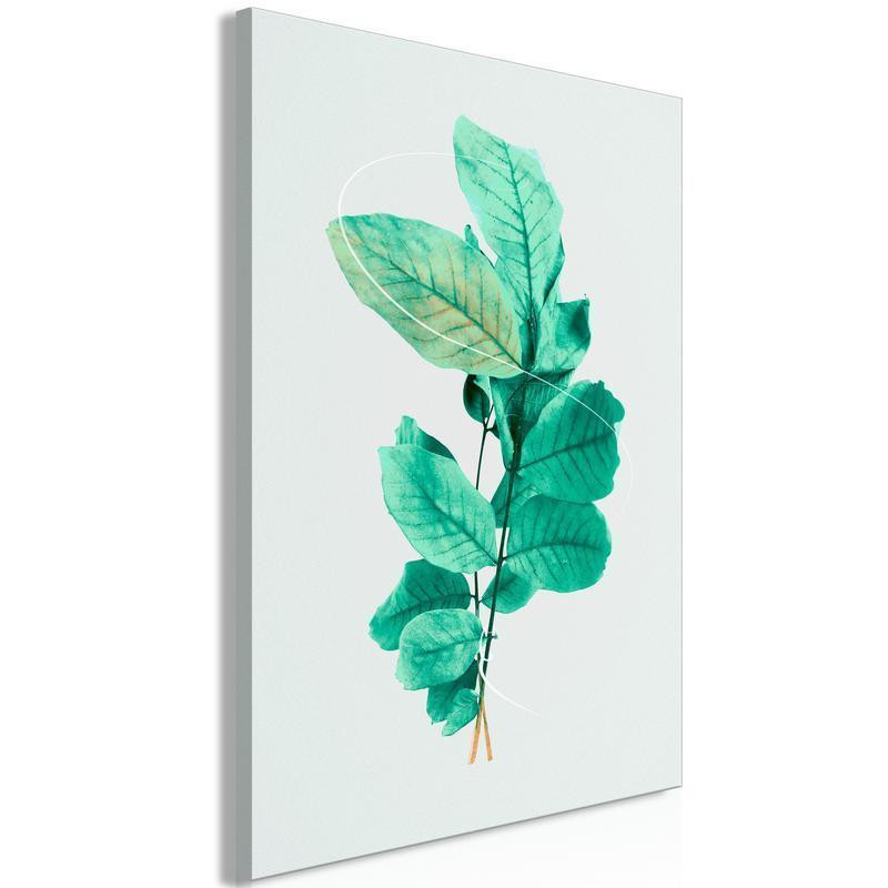31,90 € Canvas Print - Mint Grace (1 Part) Vertical