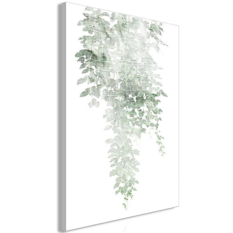 31,90 € Canvas Print - Green Cascade (1 Part) Vertical