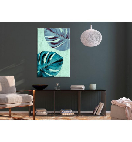 31,90 € Schilderij - Tropical Turquoise (1 Part) Vertical