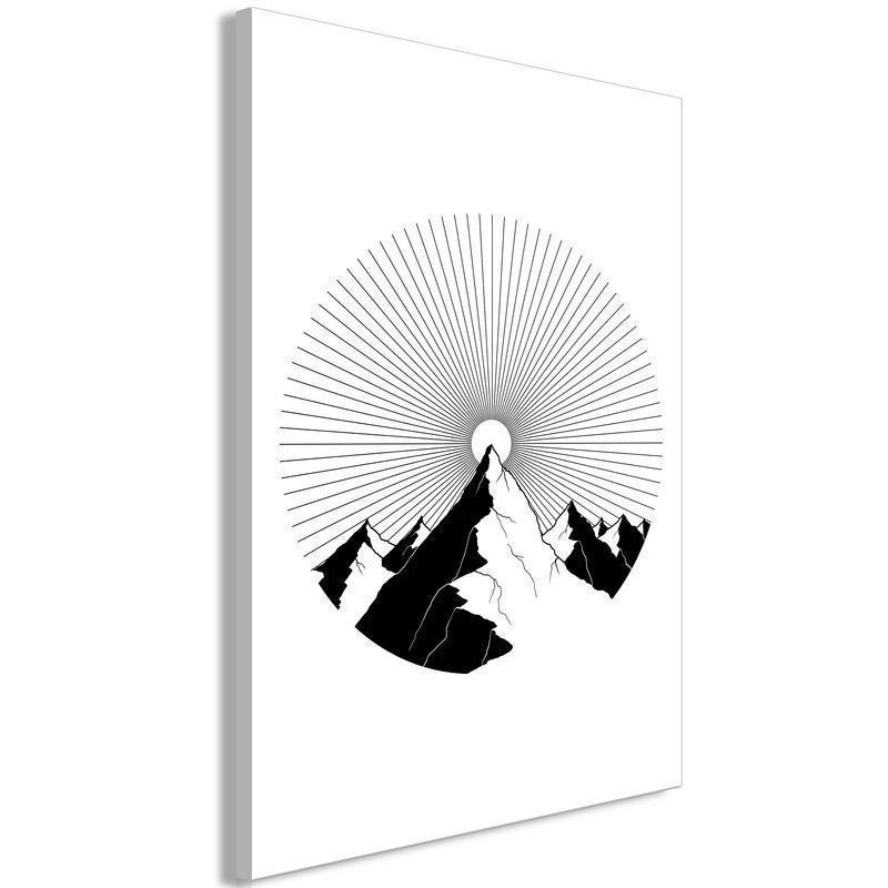 61,90 € Canvas Print - Mountain at the Zenith (1 Part) Vertical