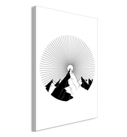Canvas Print - Mountain at the Zenith (1 Part) Vertical