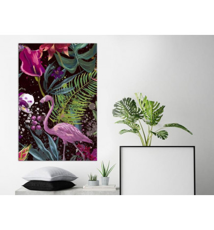 31,90 € Canvas Print - Flamingo Land (1 Part) Vertical