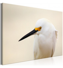 Spaudinys ant drobės – Snowy Egret (1 dalis) platus