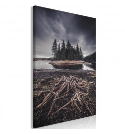 Canvas Print - Wooded Island (1 Part) Vertical