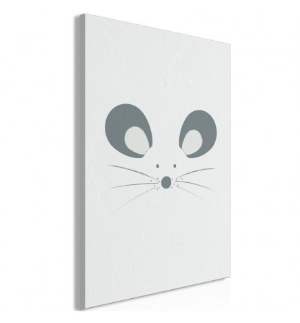 Canvas Print - Curious Mouse (1 Part) Vertical