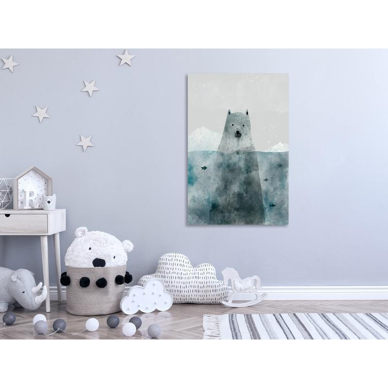 31,90 € Canvas Print - Polar Bear (1 Part) Vertical