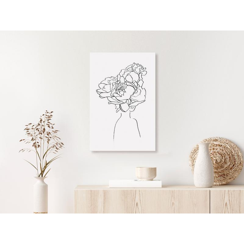 61,90 € Canvas Print - Above the Flowers (1 Part) Vertical