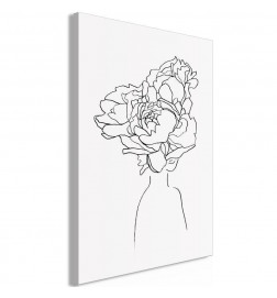 Canvas Print - Above the Flowers (1 Part) Vertical
