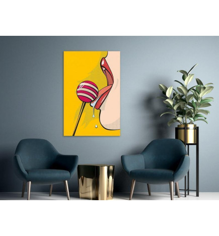 31,90 € Canvas Print - Sweet Lollipop (1 Part) Vertical