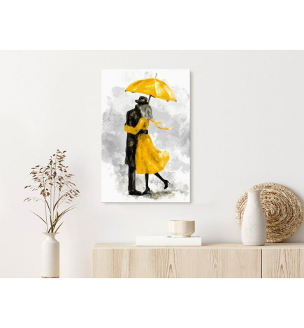 31,90 € Leinwandbild - Under Yellow Umbrella (1 Part) Vertical
