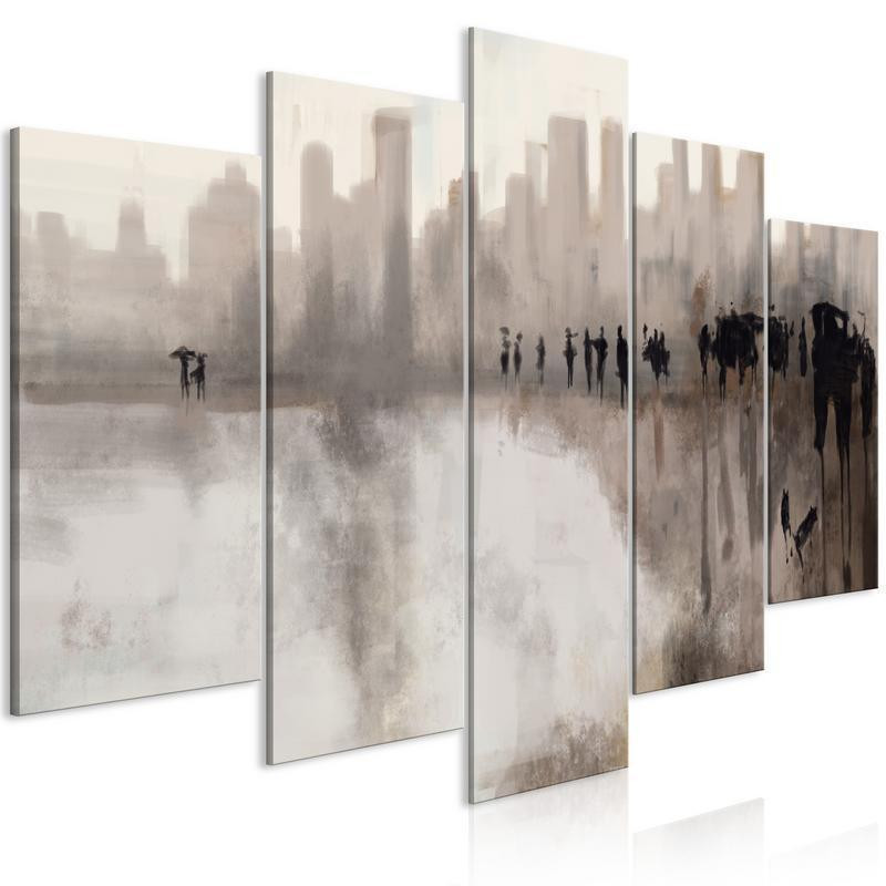 70,90 € Taulu - City in the Rain (5 Parts) Wide