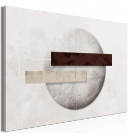 Canvas Print - Geometric Decay (1 Part) Wide