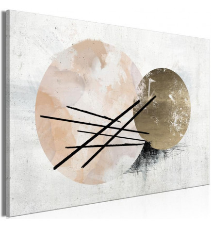 31,90 € Schilderij - Spherical Composition (1 Part) Wide