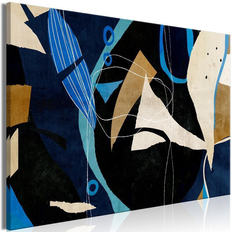 31,90 € Canvas Print - Configuration of Abstraction (1 Part) Wide